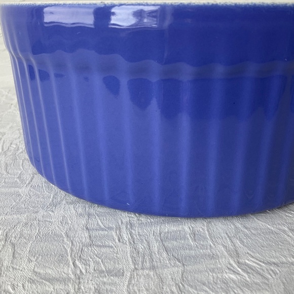 Emile Henry 8” Soufflé Dish Main Dish Size Made in France Style 6820 Blue 🇫🇷 - Picture 5 of 13